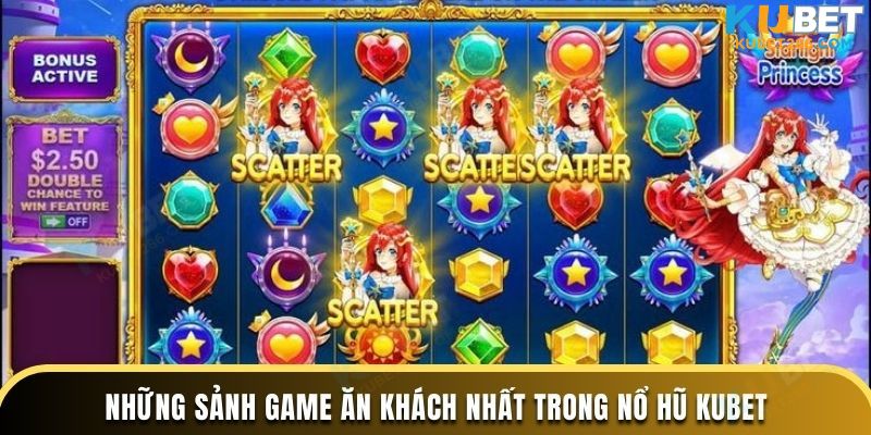 Những sảnh game ăn khách nhất trong nổ hũ KUBET